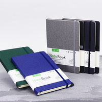 Cahier de taille A5 Deep Forest Navy personnalisé Journal quotidien mince et écologique avec couverture en papier de style imprimé élégant