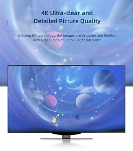 ตัวแยกสัญญาณวิดีโอ <span class=keywords><strong>HDMI</strong></span> 4K 60Hz <span class=keywords><strong>2x4</strong></span> สวิตช์สลับสัญญาณ 2 เข้า 4 ออก สำหรับ HDTV พร้อมเสียง SPDIF 3.5 มม. - Product Image 4