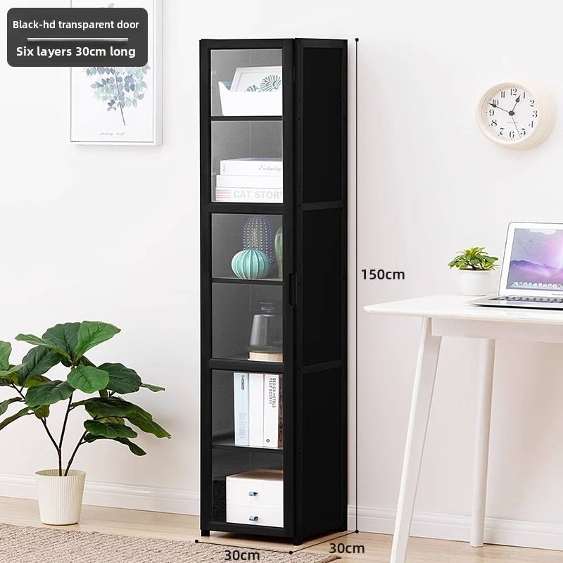 [hd transparent door] black-six layers 30 long (single door)