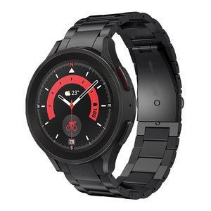 สร้อยข้อมือสแตนเลสสตีลสามแถวสำหรับ Samsung Galaxy Watch watch4/5/6/7สายโลหะคลาสสิก - Product Image 5