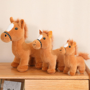 ตุ๊กตาม้าโพนี่สีรุ้งม้าอาคาล-ทีคม้าสีอเมริกัน hucul ของเล่นตุ๊กตายัดนุ่น Appaloosa หมอนของเล่นสำหรับเด็ก - Product Image 4