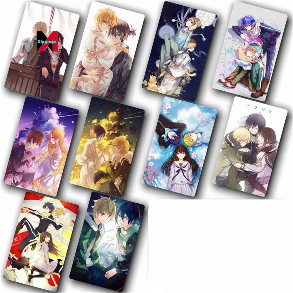 20 Phong Cách Anime DIY Trang Trí Xe Buýt ID Thẻ Tín Dụng Đồ Chơi Noragami Yaboku Món Quà Phim Hoạt Hình Dán Giấy Sticker