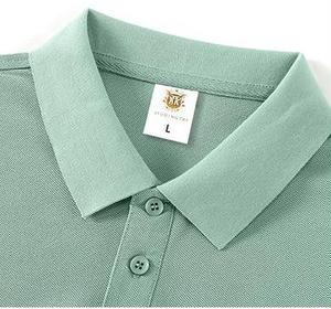 Customized 100% Cotton for Polo T-<strong>Shirt</strong> with Logo Embroidery Anti-Wrinkle Golf <strong>Shirts</strong> with Sleeve Design - Product Image 5