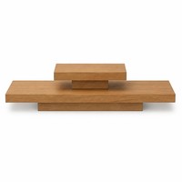 Rustikales Holz-Whiskey-Serviertablett mit Erhöhtem Flaschenhalter, 2-stufiger L-förmiger Präsentationsständer für Hausbar-Theke