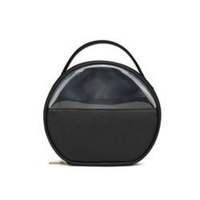 Sacs de bijoux de créateurs à la mode pochette étanche en cuir PU Mini trousse de toilette métallique avec logo personnalisé résistant aux rayures