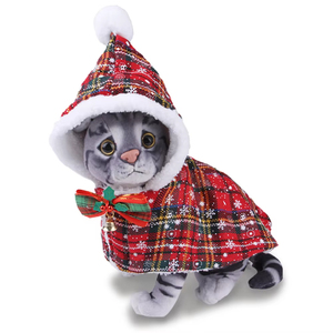 Nueva Ropa Creativa para Perros y Gatos, Diseño de Capa Navideña, Linda, de Poliéster, Algodón y Piel Sintética, Venta Directa - Product Image 4