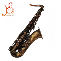 Professional Bb Tenor Saxophone Antique Bronze Brass Body High Performance Musical Instrument