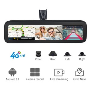Cámara de Retroceso con Pantalla Táctil de 10 Pulgadas, Android 8.1, 4G LTE, Grabación de 4 Canales y 360 Grados, Navegación GPS, Monitoreo Remoto con Voz Bidireccional - Product Image 5