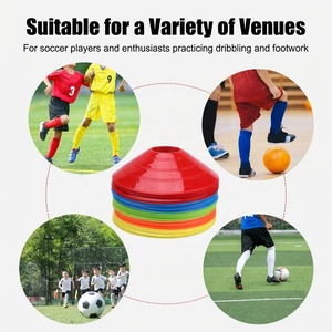 Disques de marquage de football miniatures professionnels et économiques : Cônes d'agilité souples en PE pour l'entraînement de la vitesse, le football et le slalom de roller - Product Image 5