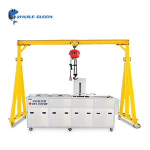 Macchina per Pulizia a Ultrasuoni Blue Whale con Gru, Slot Singolo e Multiplo, OEM ODM, Pulitore Industriale a Ultrasuoni - Product Image 1