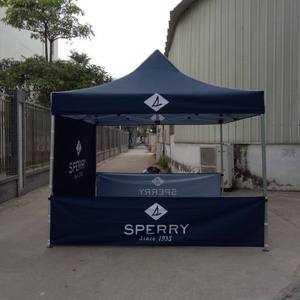 कस्टम मुद्रित आउटडोर तह वाटरप्रूफ uv प्रतिरोधी गज़ेबो धातु फ्रेम के साथ धातु फ्रेम पॉप अप मार्की तम्बू - Product Image 5