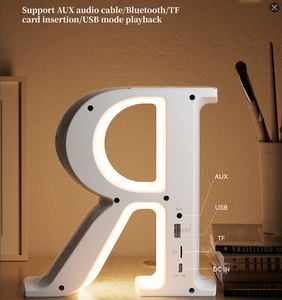 Altavoces de luz de cargador inalámbrico inteligente RGB 3 en 1 en forma de G con lámpara de noche LED lámpara de noche lámpara de despertador de Amanecer para dormitorio - Product Image 4