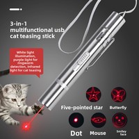 Jouet laser pour chat rechargeable par USB, multifonctionnel, magnétique, infrarouge, modèle 60157 de Zhejiang