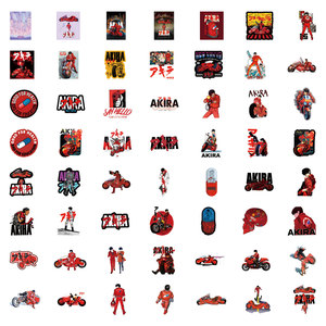 ZY2869C 55 Piezas NUEVAS Pegatinas de Vinilo Impermeables con Dibujos Animados de <span class=keywords><strong>Akira</strong></span> para Álbumes de Recortes, Graffiti, Decoración de Tazas, Guitarras, Portátiles y Maletas - Product Image 5