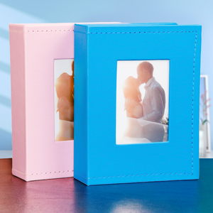 <span class=keywords><strong>Album</strong></span> <span class=keywords><strong>photo</strong></span> miniature en cuir vintage, pochette pour photos de 6 pouces, pour les souvenirs de mariage et de <span class=keywords><strong>voyage</strong></span> - Product Image 3