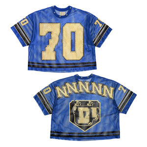 Maillot court à manches courtes personnalisé Streetwear Vêtements de football américain - Product Image 1