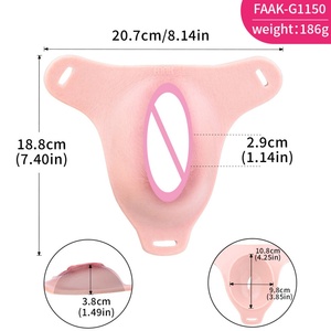 <b>Liquid</b> <b>Silicone</b> Wearing Sissy Chastity Leather Pants Adult Sex Toys - Product Image 6
