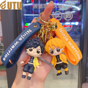 FYQC Figura de Plástico Creativa de Anime y Dibujos Animados Ghost Kill Edge, Colgante para Coche, Bolso y Llavero, Venta al por Mayor - Product Image 2