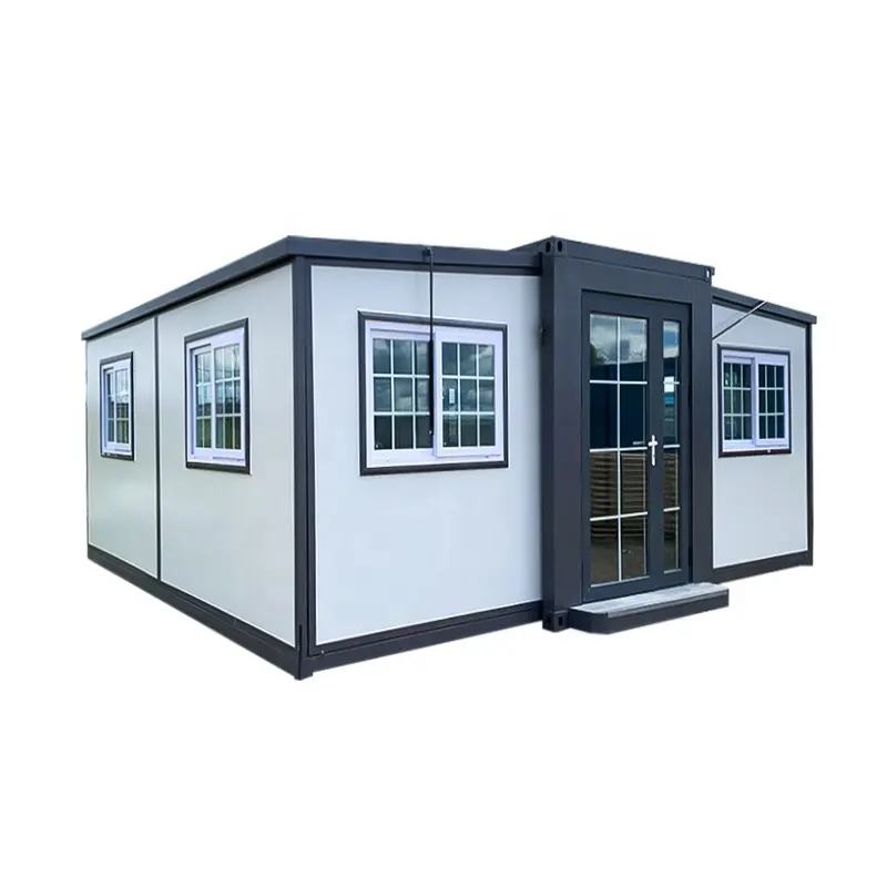 20ft prefab gấp container nhà mở rộng container nhà cho khách biệt thự nhà 40 ft phẳng gói vận chuyển container