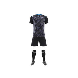 เสื้อฟุตบอลแบบเรียบง่าย ระบายอากาศได้ดี สวมใส่สบาย เหมาะสำหรับอากาศร้อน ดีไซน์แขนเสื้อแบบแร็กแลนและคอวี - Product Image 1