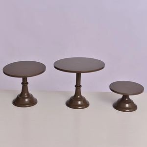 Présentoir de table à desserts en métal de style européen ensemble de cérémonie de mariage avec plateau à gâteaux support à collation pour thé de l'après-midi pour décorations - Product Image 2