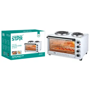 Estrela vencedora aparelhos de cozinha forno elétrico ST-9615 portátil pizza forno comercial padaria forno