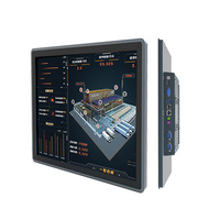 Panel PC Industrial de Aluminio Completo de 10-19 Pulgadas con Pantalla Táctil Pcap, Clasificación IP65, Opciones de CPU Intel I3/i5/i7, Disponible en Stock