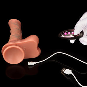 Automatische Siliconen Erotische Vrouwelijke Producten Telescopische Stuwende Dildo 'S Elektrische Realistische Dildo Vibrator Sex Voor Vrouwelijk Orgasme - Product Image 5