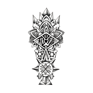 งูชั่วคราวผู้ชายสติกเกอร์น้ำโอนกระดาษแอฟริกันกันน้ำสำหรับขายแขนสักสติกเกอร์ - Product Image 4