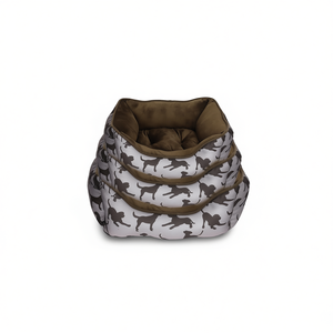 Cuccia Classica Rettangolare Yommy per Cani con Cuscinetto Rimovibile in Tessuto Oxford, Base Impermeabile Antiscivolo, Taglie S/M/L - Product Image 1