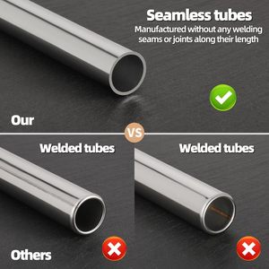 Tubería Sanitaria de Acero Inoxidable 304 316 de <span class=keywords><strong>110</strong></span> mm, Transporte de Materia Prima para Grandes Fábricas de Bebidas, Tubería de Grado Alimenticio Eficiente - Product Image 3