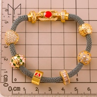 Yammy YFH047 Fermoir universel en or pour collier de perles, boucle de connexion, boucle d'extrémité de bracelet, accessoires de bijoux faits main DIY