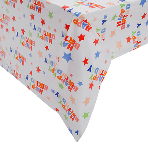 Tovaglia Rettangolare Impermeabile Usa e Getta con Stampa Palloncini per Feste di Compleanno all'Ingrosso - Product Image 4