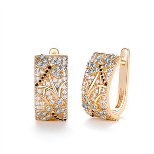 Orecchini a Cerchio a Forma di Libellula per Donne, Gioielli Scintillanti a Forma di Insetto, Accessori Moda Quotidiana - Product Image 1