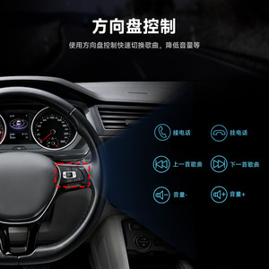 Lecteur MP5 2 DIN pour voiture, écran tactile 7 pouces, radio FM, CarPlay sans fil, Bluetooth, fourniture d'usine, universel pour toutes les voitures - Product Image 3