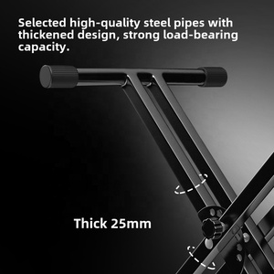 Piano numérique à 61 touches et 88 touches <span class=keywords><strong>synthétiseur</strong></span> Guzheng de type X pliable à double tube clavier universel pour usage domestique vente en gros - Product Image 3