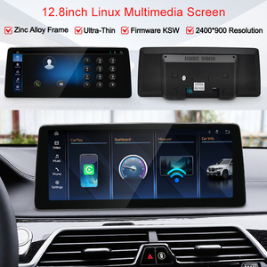 STWEI 2026 Nouveaux écrans fins Système Linux 12,8 pouces Résolution 2400x900 Pour BMW Série 7 G11 EVO Lecteur multimédia automobile sans fil CarPlay KSW - Product Image 3