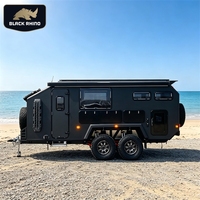 Remorque de camping légère, remorque tout-terrain, petite remorque de voyage pour le camping en plein air