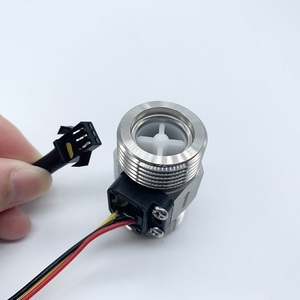 G3/4 pollici in acciaio inox sensore di flusso di acqua Hall effetto flussometro magnetico DC5V sensori di flusso per sistemi HVAC - Product Image 5