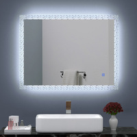 Taida LED éclairé intelligent Anti-buée miroir décor mur salle de bains miroir en verre moderne sur mesure 3 ans CN;GUA 5mm