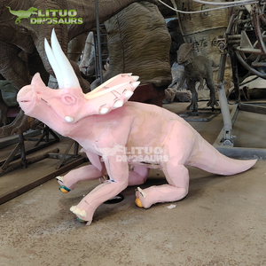 Oyun Alanı Ekipmanları Uzaktan Kumandalı Çocuklar İçin Yürüyen Animatronik Robotik Ankylosaurus Dinozor Köpek Evcil Hayvan - Product Image 6