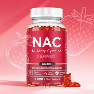 WELLBODY OEM Private Label Bebas Gluten 600mg NAC Gummies N-Acetyl <span class=keywords><strong>Cysteine</strong></span> Gummies Suplemen untuk Sistem Kekebalan Tubuh - Product Image 1
