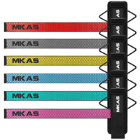 Sangles de levage robustes MKAS avec anneaux en D pour la musculation et l'entraînement en salle de sport, logo personnalisé, support de préhension rembourré épais