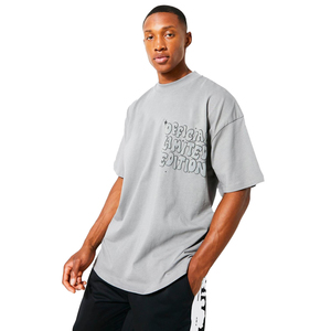 Premium Quality Oversized T <b>Shirt</b> for Men Custom Printed Logo Drop Shoulder Cotton Streetwear Wholesale Fashion Apparel - Product Image 1