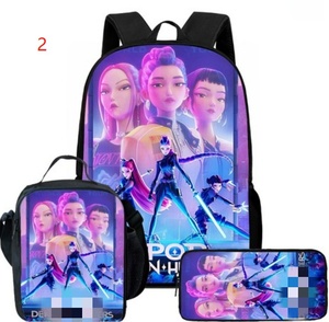Mochila Escolar con Estampado 3D de Demon Slayer, con Dos Correas Ajustables para Útiles Escolares - Product Image 1