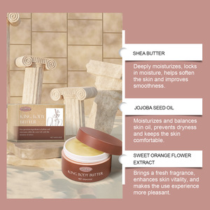 Crème de soin de la peau 120ml Crème au beurre végétal biologique naturelle Hydratation en profondeur Hydratant pour le corps Soins du corps Crème pour le corps blanchissante - Product Image 2