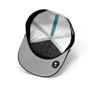 Cappello da Golf Sportivo Personalizzato <span class=keywords><strong>Plus</strong></span> Size in 100% Poliestere Oxford Dobby Terry con Logo in PVC, 5 Pannelli, Traspirante, Impermeabile e Regolabile - Product Image 6