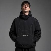 Chaqueta Anorak Técnica Charlo con Ribete Curvo, Cortavientos, Estilo Urbano, Personalizable con Logotipo, Marca Privada, OEM, ODM, Venta al Por Mayor