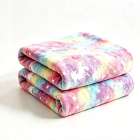 Couverture de sieste en polyester à thème dessin animé phosphorescente en stock - Vente en gros disponible, personnalisable, légère, 300-500g, toutes saisons