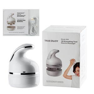 Masseur de tête portable 3D rechargeable et étanche IPX7 Beautyfountain JY-H106 avec vibration et batterie 600 mAh pour un confort optimal - Product Image 6